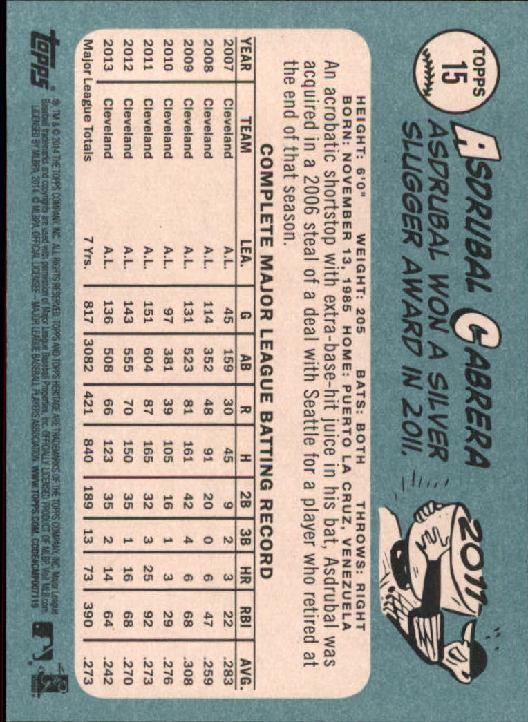 2014 Topps Heritage Baseball Card Pick 2-262 - Picture 25 of 489