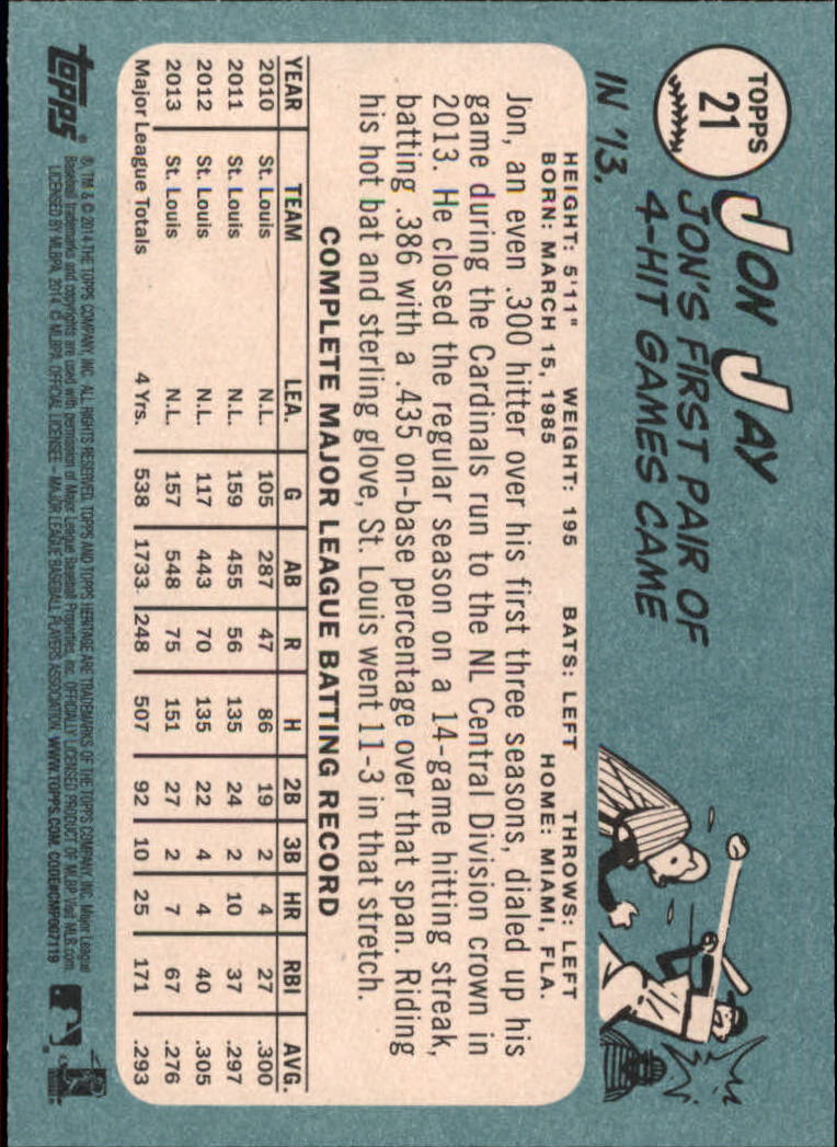 2014 Topps Heritage Baseball Card Pick 2-262 - Picture 35 of 489