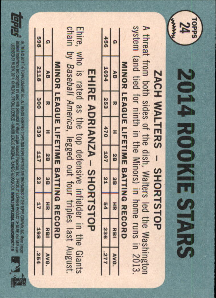 2014 Topps Heritage Baseball Card Pick 2-262 - Picture 41 of 489