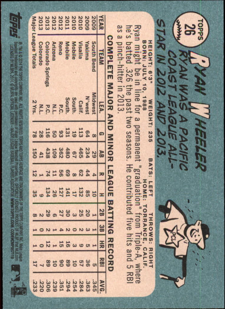 2014 Topps Heritage Baseball Card Pick 2-262 - Picture 45 of 489