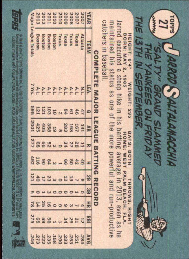 2014 Topps Heritage Baseball Card Pick 2-262 - Picture 47 of 489