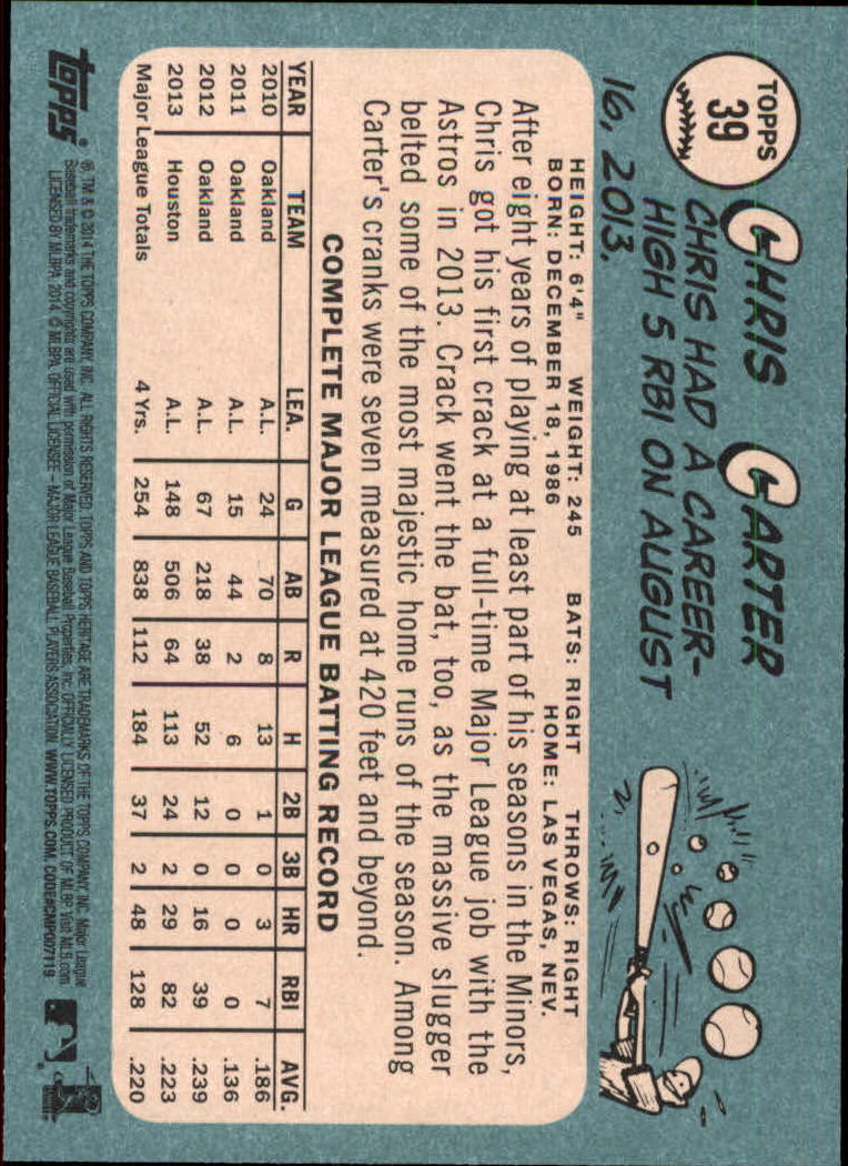 2014 Topps Heritage Baseball Card Pick 2-262 - Picture 71 of 489