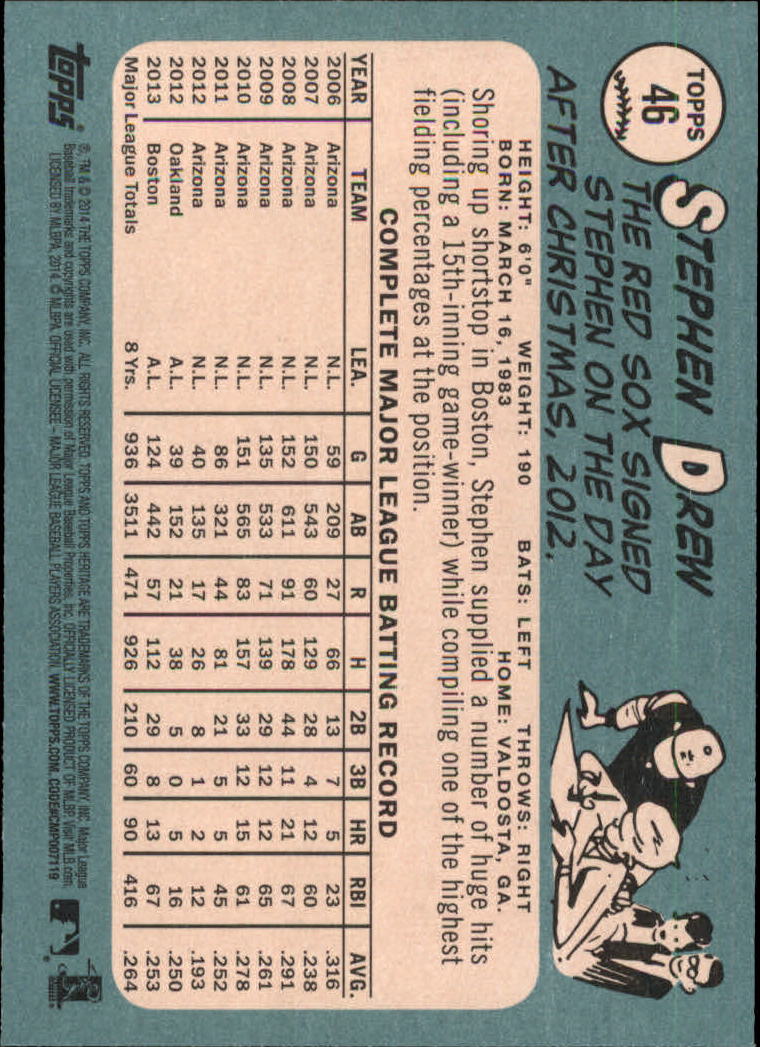 2014 Topps Heritage Baseball Card Pick 2-262 - Picture 85 of 489