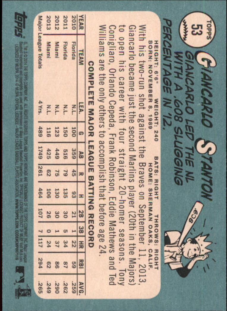 2014 Topps Heritage Baseball Card Pick 2-262 - Picture 97 of 489