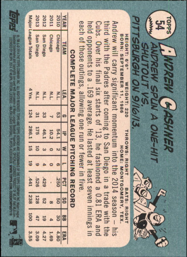 2014 Topps Heritage Baseball Card Pick 2-262 - Picture 99 of 489