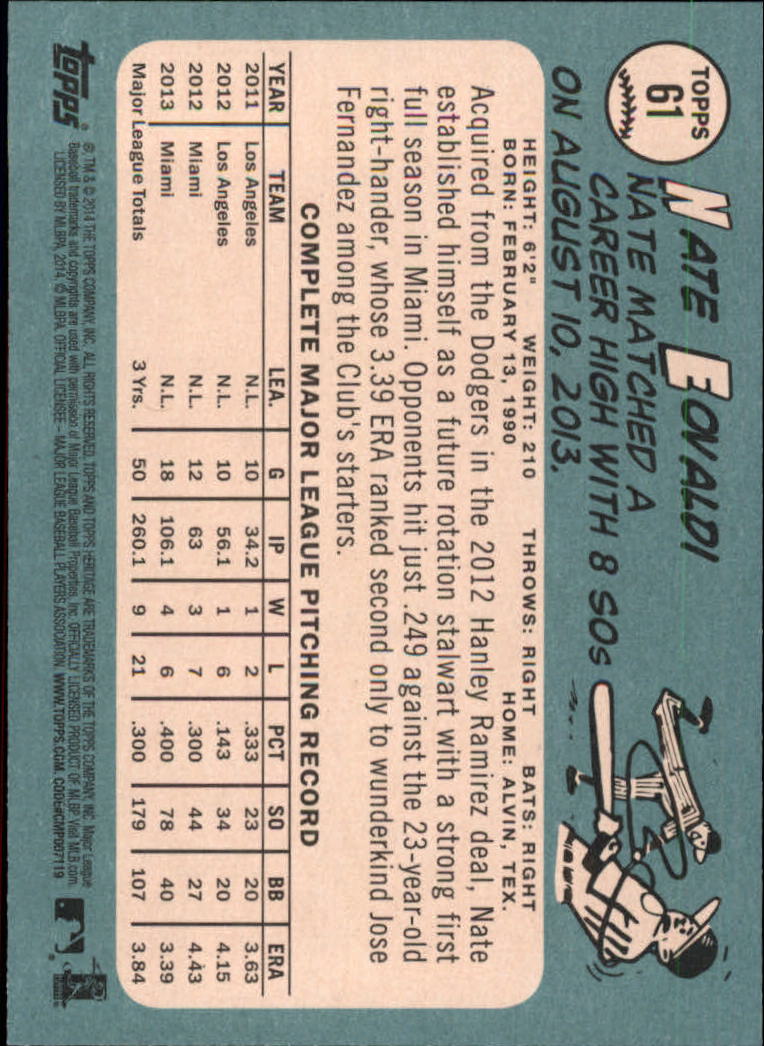 2014 Topps Heritage Baseball Card Pick 2-262 - Picture 113 of 489