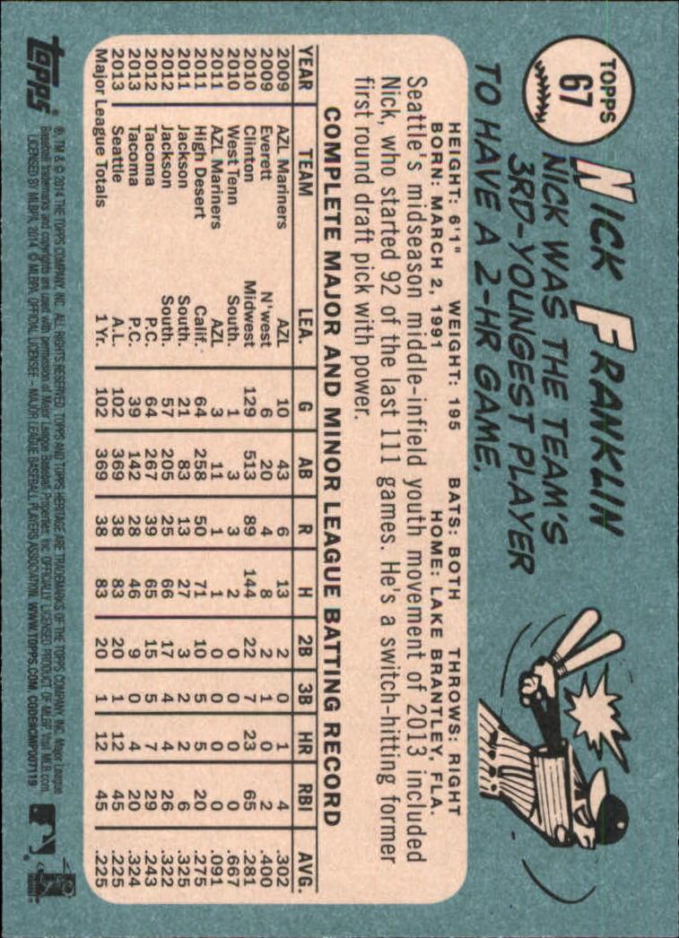 2014 Topps Heritage Baseball Card Pick 2-262 - Picture 125 of 489