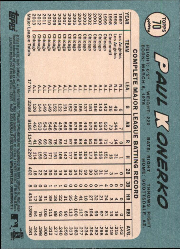 2014 Topps Heritage Baseball Card Pick 2-262 - Picture 131 of 489