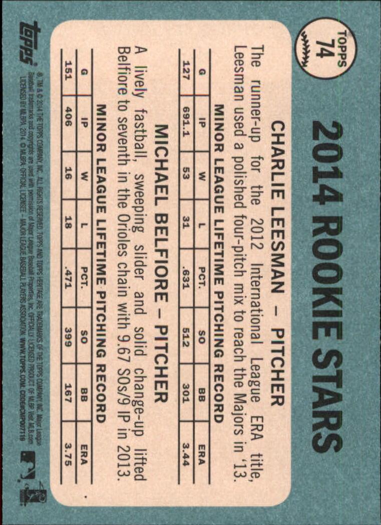 2014 Topps Heritage Baseball Card Pick 2-262 - Picture 139 of 489