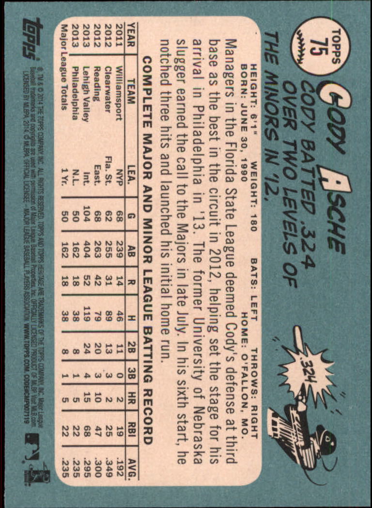 2014 Topps Heritage Baseball Card Pick 2-262 - Picture 141 of 489