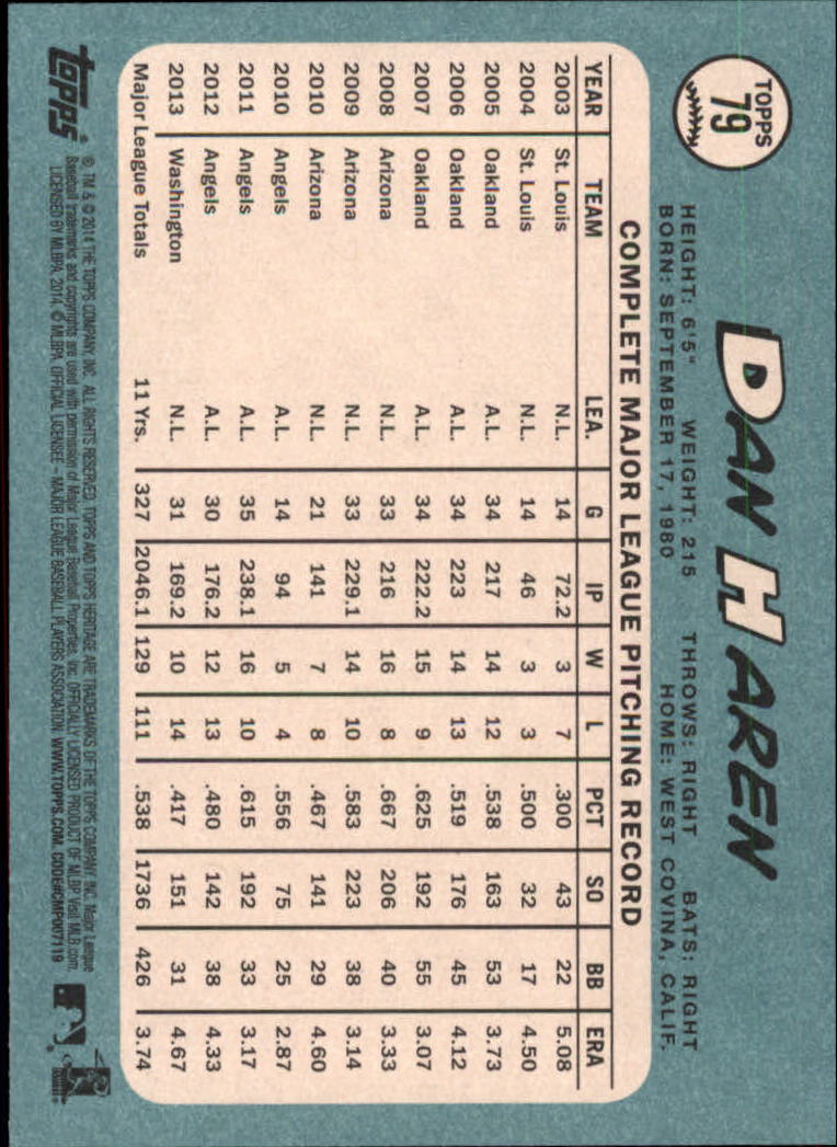 2014 Topps Heritage Baseball Card Pick 2-262 - Picture 149 of 489