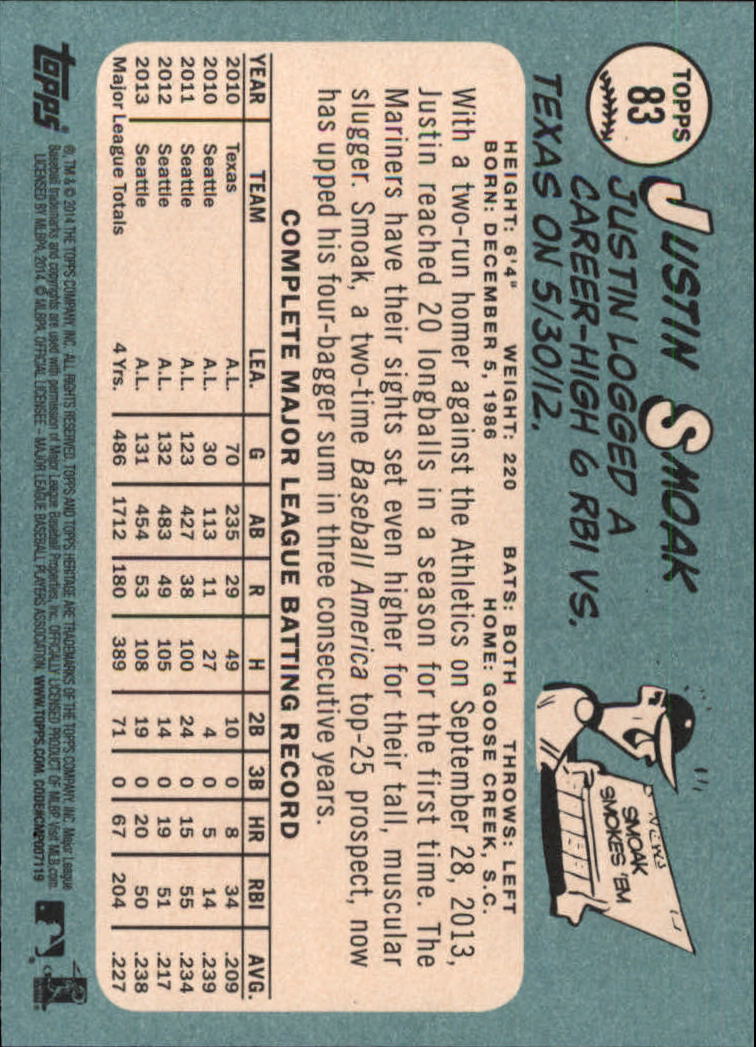 2014 Topps Heritage Baseball Card Pick 2-262 - Picture 155 of 489