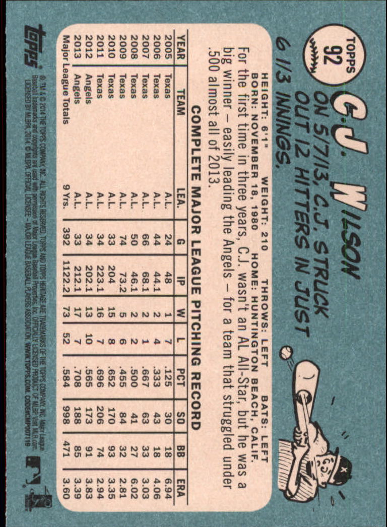 2014 Topps Heritage Baseball Card Pick 2-262 - Picture 173 of 489