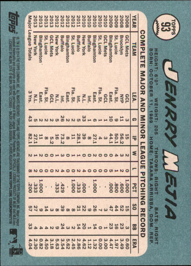 2014 Topps Heritage Baseball Card Pick 2-262 - Picture 175 of 489