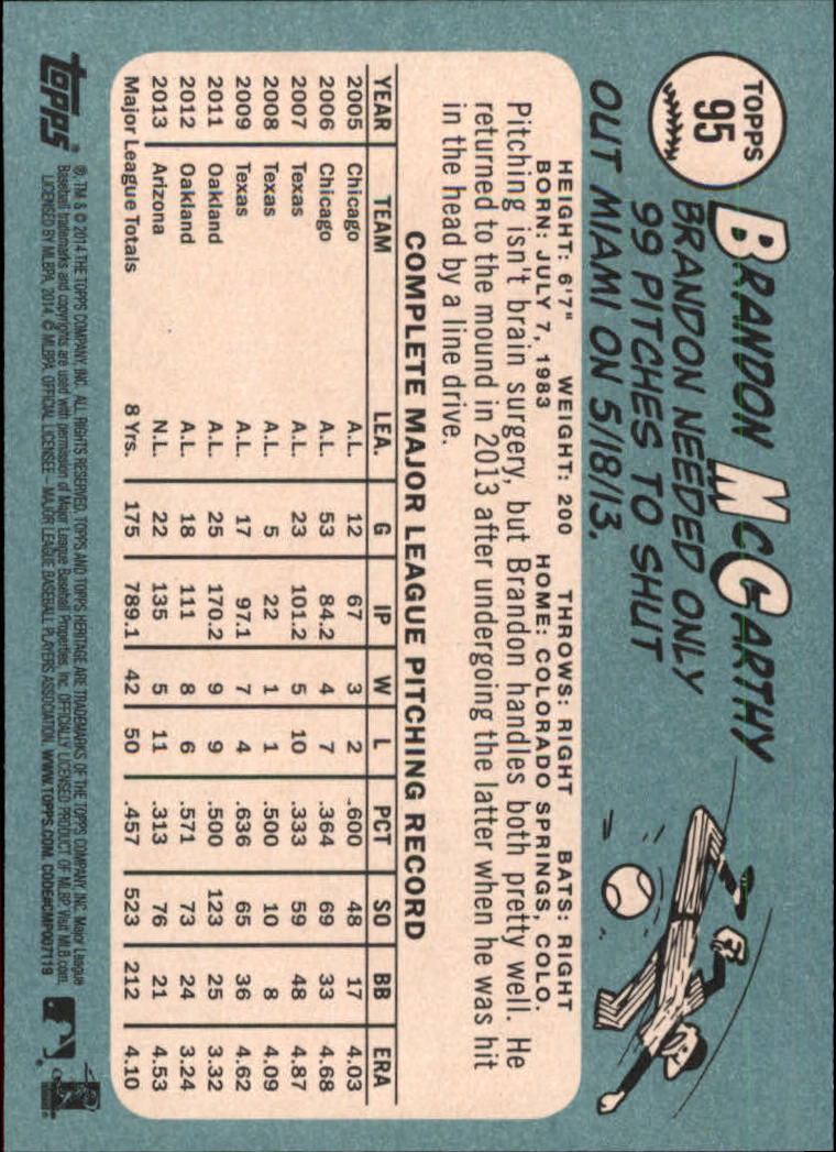 2014 Topps Heritage Baseball Card Pick 2-262 - Picture 179 of 489