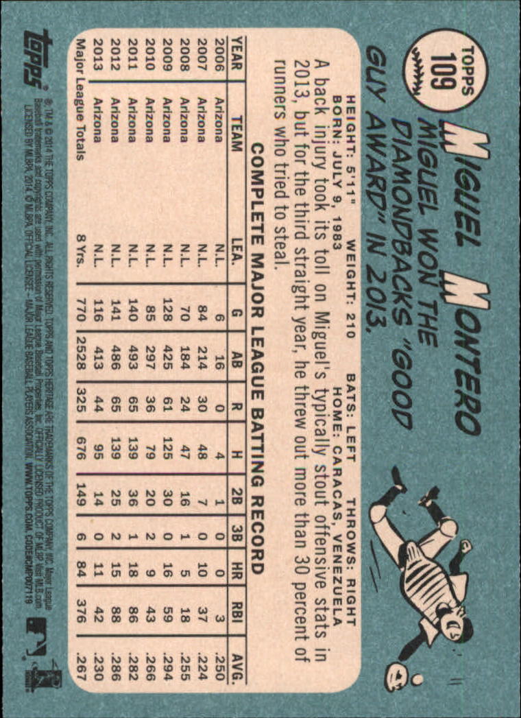 2014 Topps Heritage Baseball Card Pick 2-262 - Picture 205 of 489