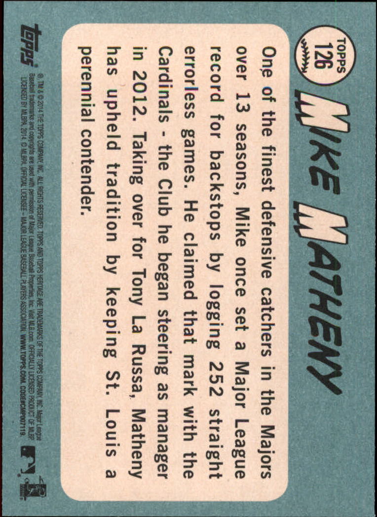 2014 Topps Heritage Baseball Card Pick 2-262 - Picture 237 of 489