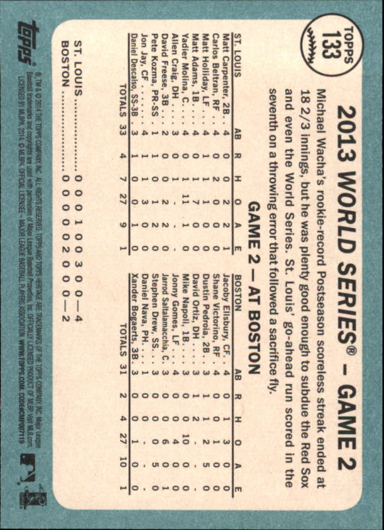 2014 Topps Heritage Baseball Card Pick 2-262 - Picture 249 of 489