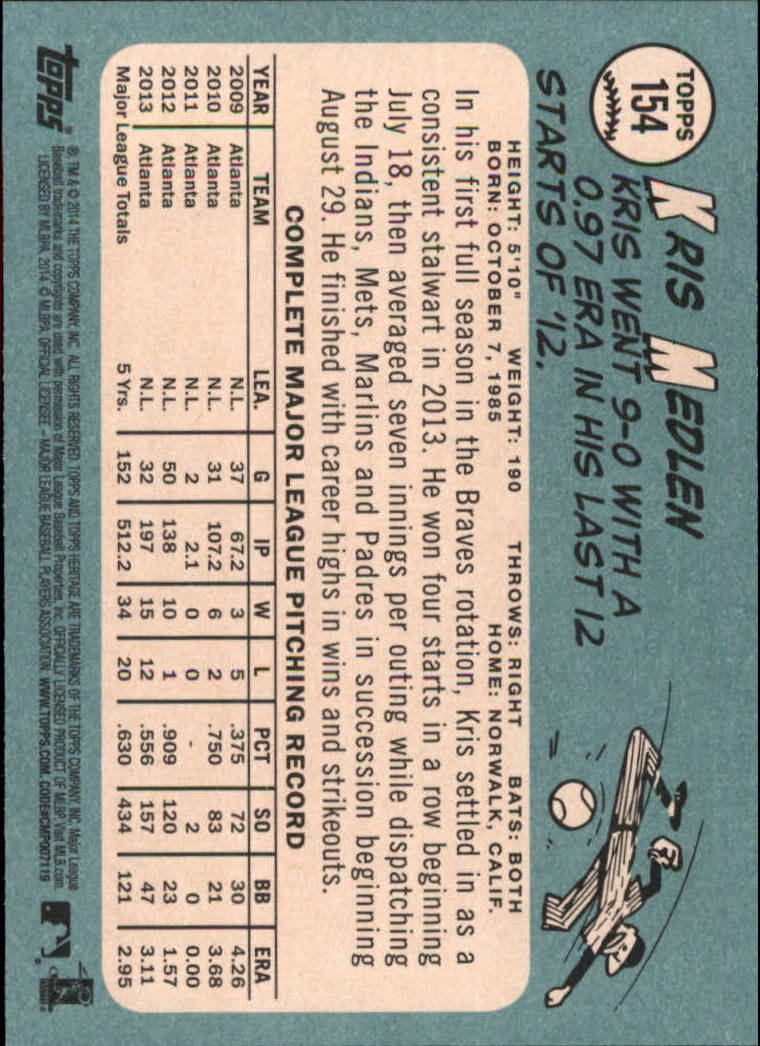 2014 Topps Heritage Baseball Card Pick 2-262 - Picture 291 of 489