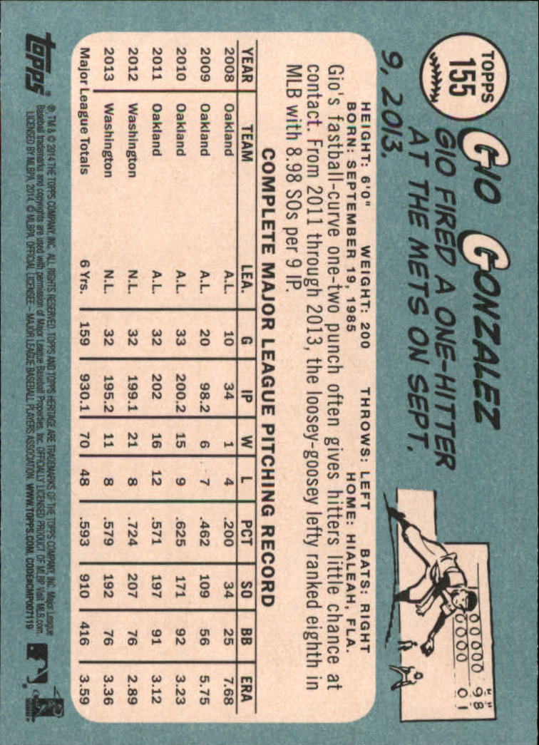 2014 Topps Heritage Baseball Card Pick 2-262 - Picture 293 of 489