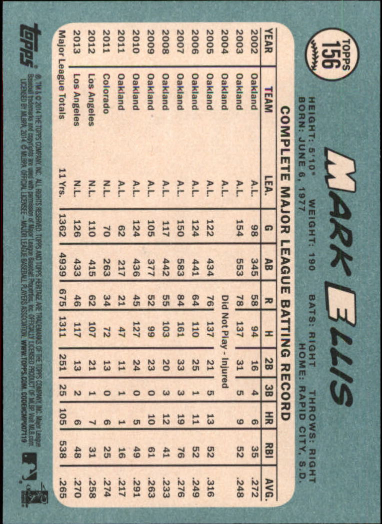 2014 Topps Heritage Baseball Card Pick 2-262 - Picture 295 of 489