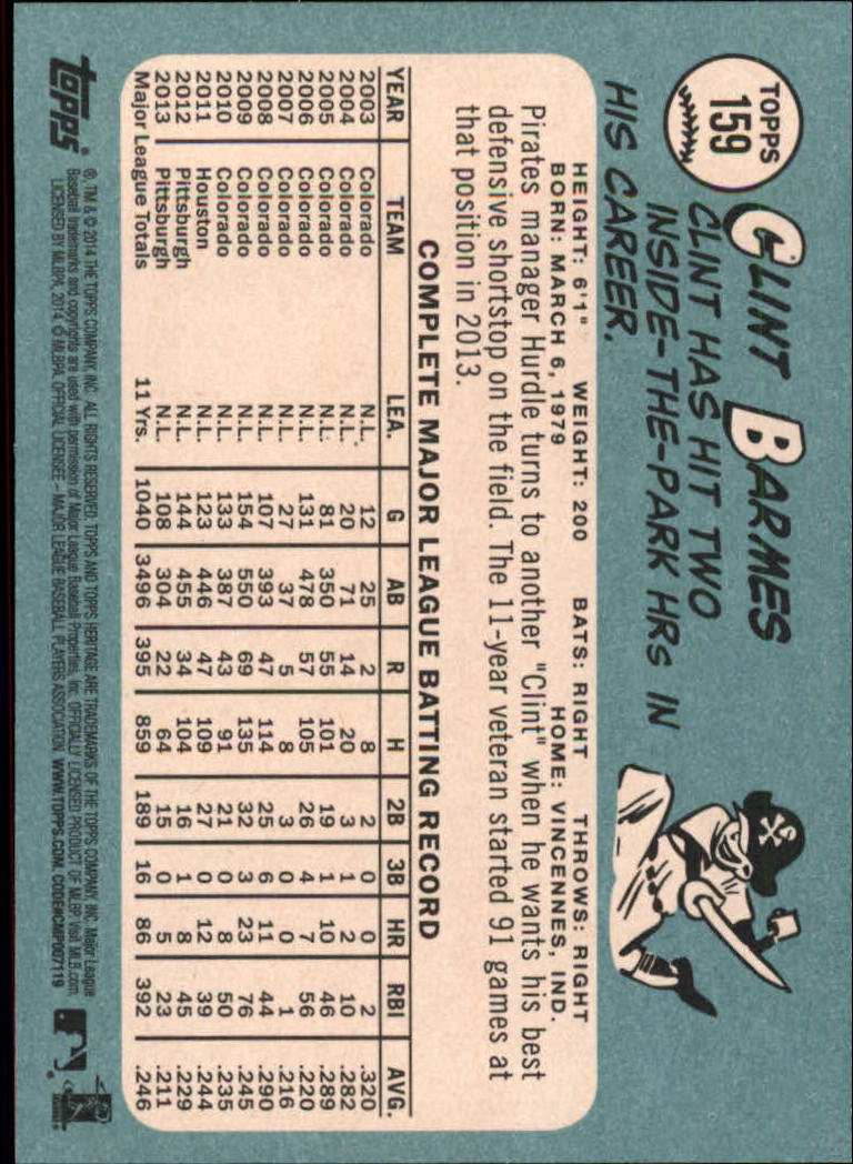 2014 Topps Heritage Baseball Card Pick 2-262 - Picture 301 of 489