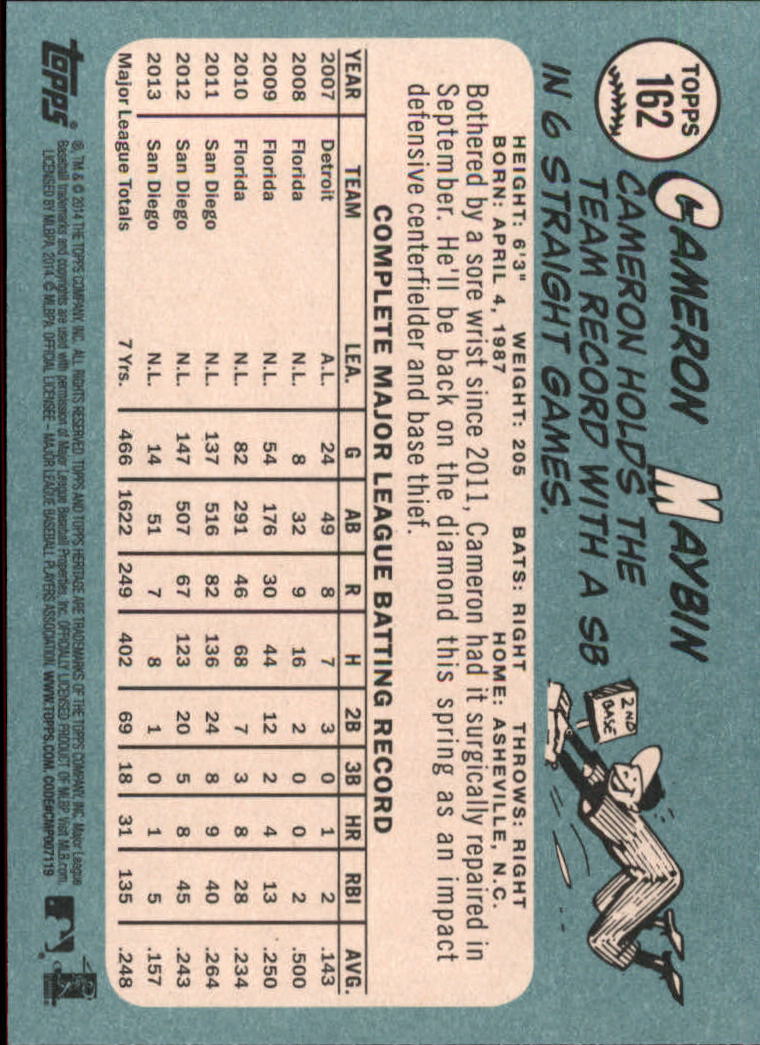 2014 Topps Heritage Baseball Card Pick 2-262 - Picture 307 of 489