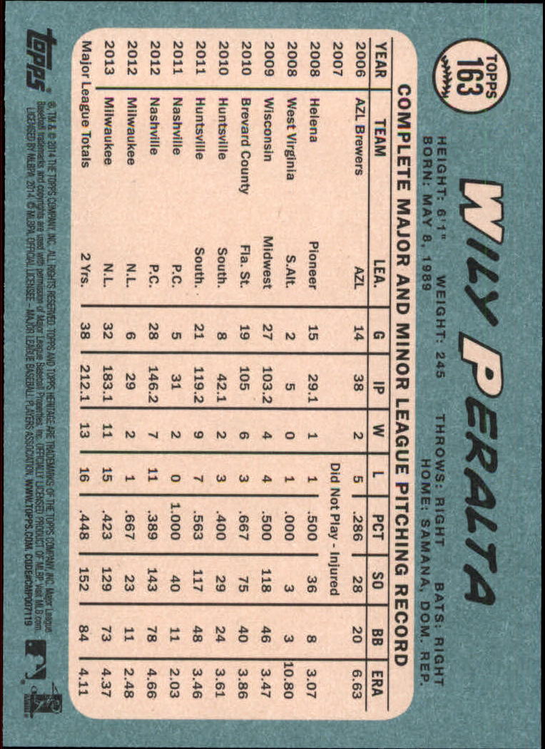 2014 Topps Heritage Baseball Card Pick 2-262 - Picture 309 of 489