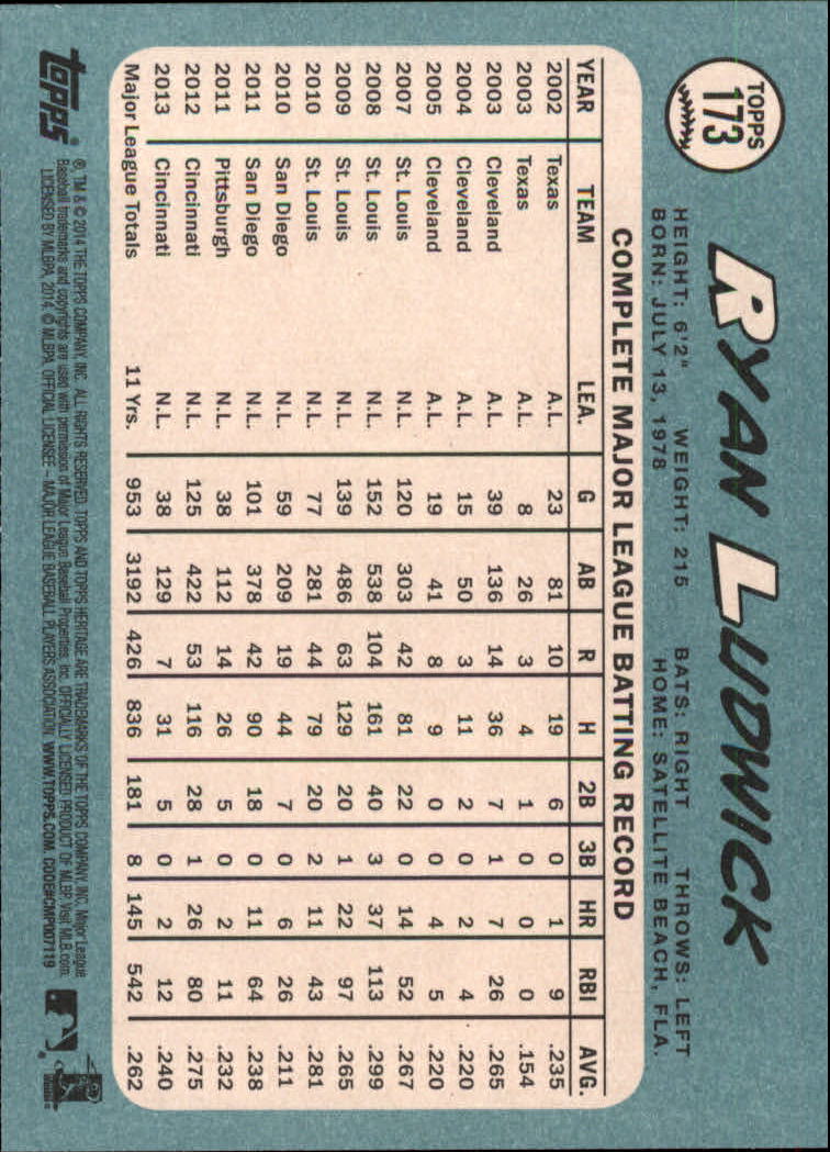 2014 Topps Heritage Baseball Card Pick 2-262 - Picture 329 of 489