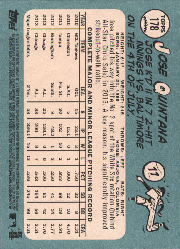2014 Topps Heritage Baseball Card Pick 2-262 - Picture 339 of 489