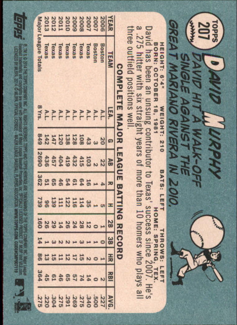 2014 Topps Heritage Baseball Card Pick 2-262 - Picture 391 of 489