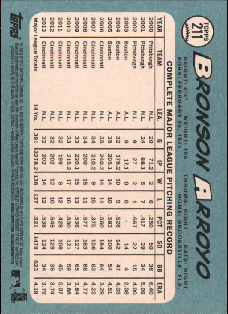 2014 Topps Heritage Baseball Card Pick 2-262 - Picture 399 of 489