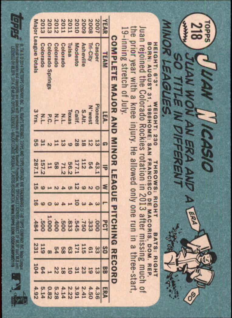 2014 Topps Heritage Baseball Card Pick 2-262 - Picture 413 of 489