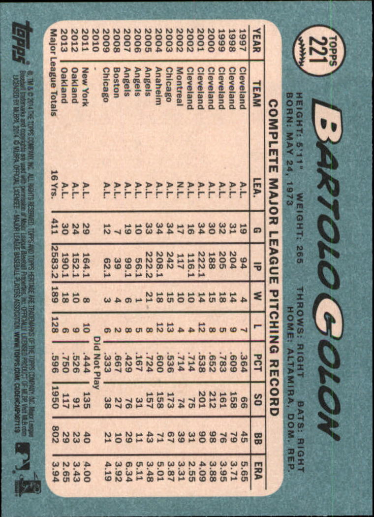 2014 Topps Heritage Baseball Card Pick 2-262 - Picture 417 of 489