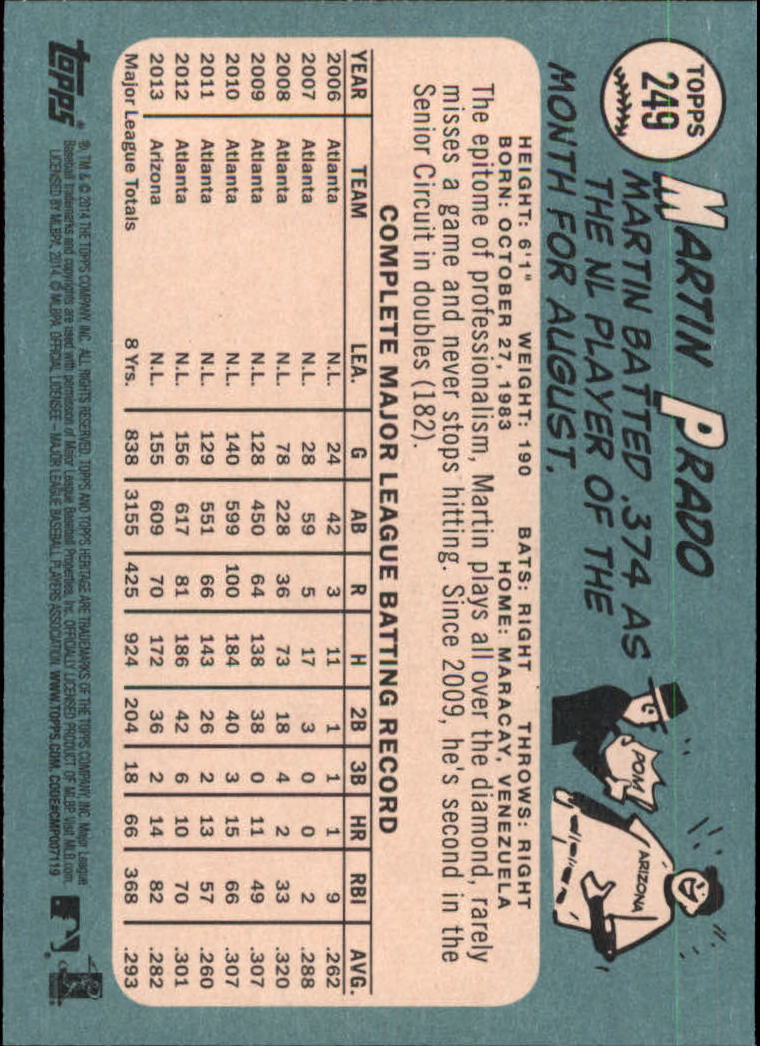 2014 Topps Heritage Baseball Card Pick 2-262 - Picture 467 of 489