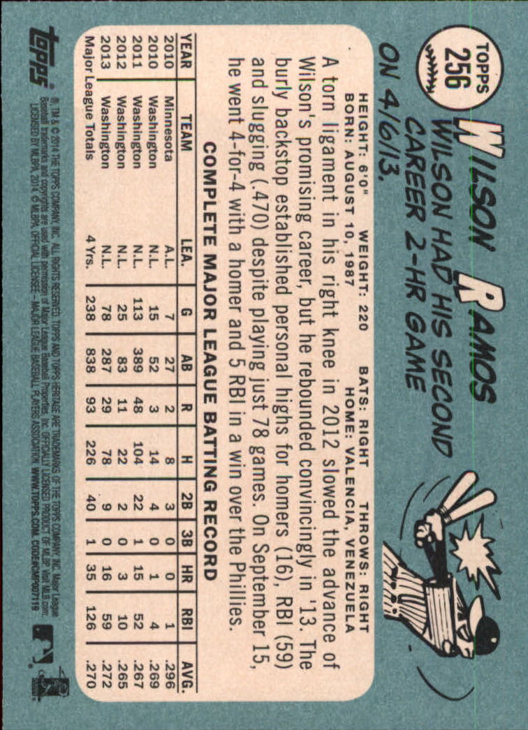 2014 Topps Heritage Baseball Card Pick 2-262 - Picture 477 of 489