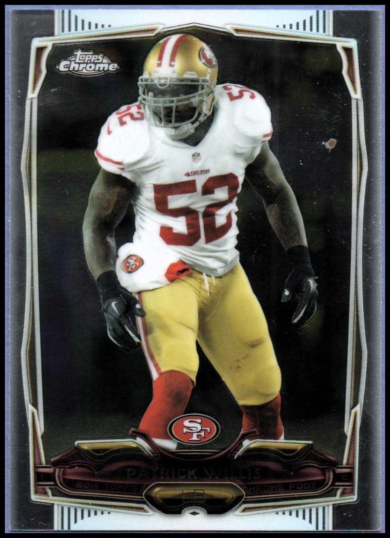 2014 Topps Chrome Football Part 1 Main Set Cards #1 to #220 - Picture 16 of 415