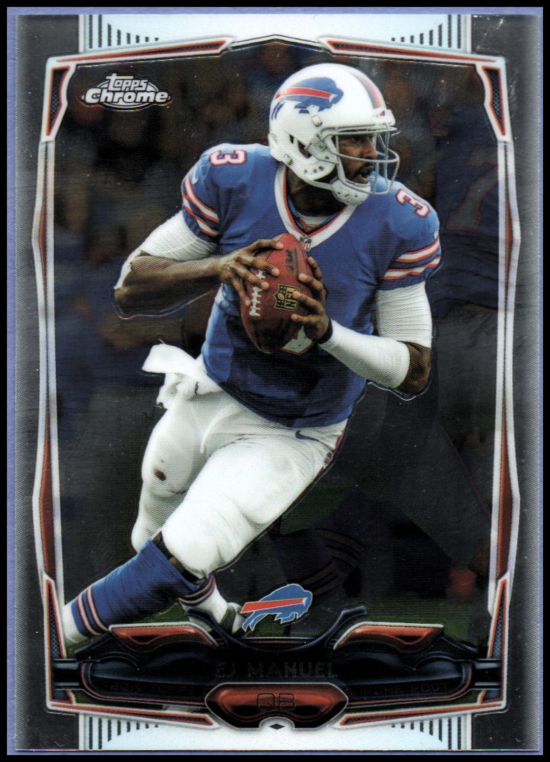 2014 Topps Chrome Football Part 1 Main Set Cards #1 to #220 - Picture 22 of 415