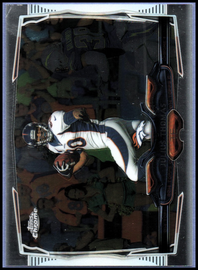 2014 Topps Chrome Football Part 1 Main Set Cards #1 to #220 - Picture 24 of 415