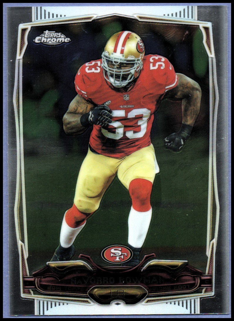 2014 Topps Chrome Football Part 1 Main Set Cards #1 to #220 - Picture 38 of 415