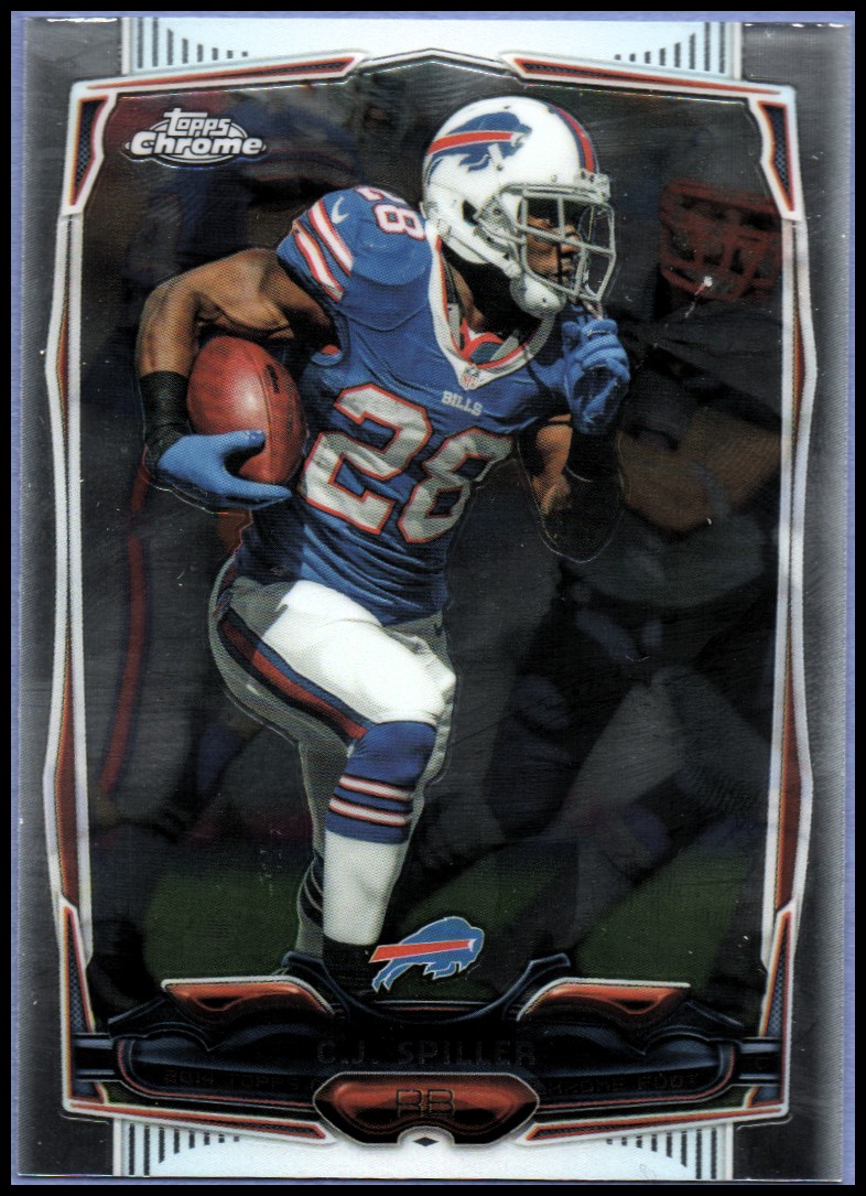 2014 Topps Chrome Football Part 1 Main Set Cards #1 to #220 - Picture 54 of 415