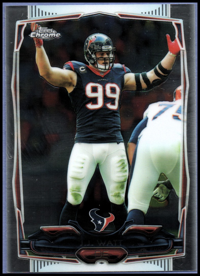 2014 Topps Chrome Football Part 1 Main Set Cards #1 to #220 - Picture 58 of 415