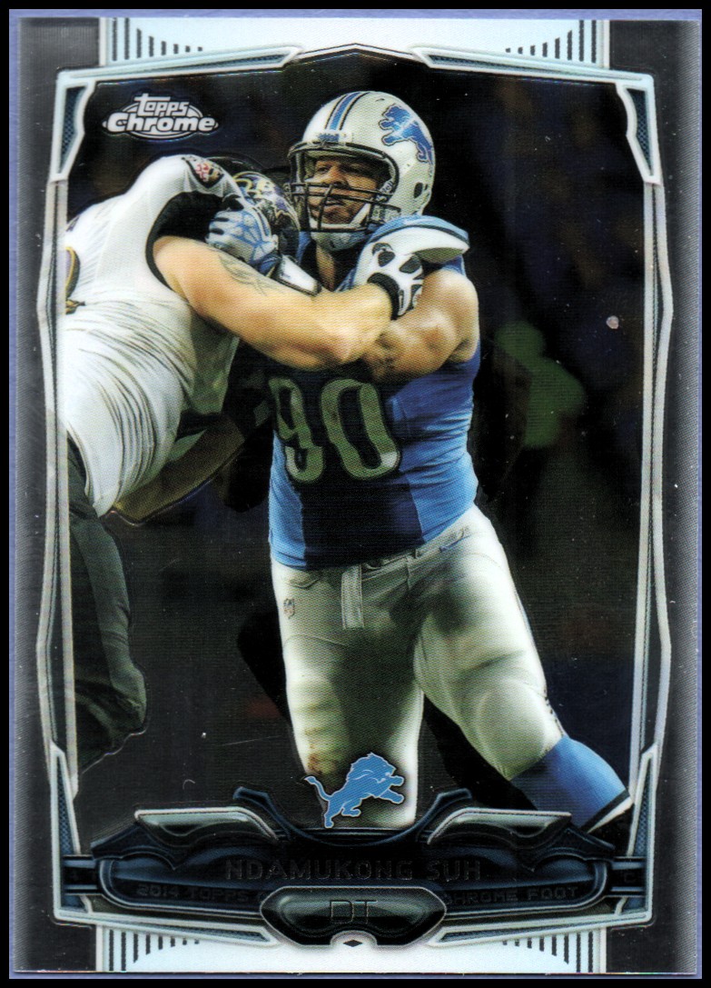 2014 Topps Chrome Football Part 1 Main Set Cards #1 to #220 - Picture 76 of 415