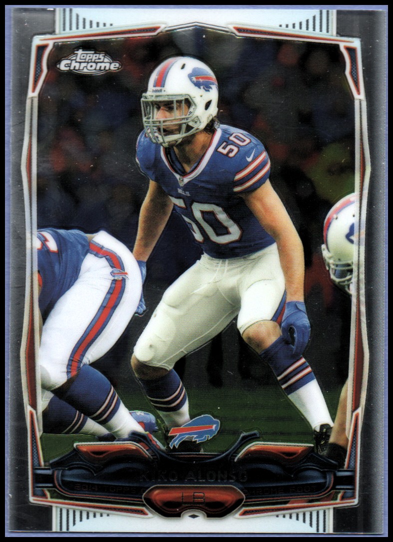2014 Topps Chrome Football Part 1 Main Set Cards #1 to #220 - Picture 130 of 415