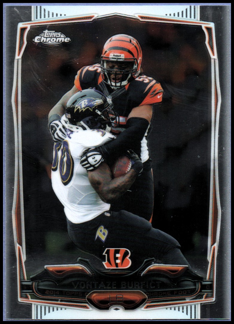 2014 Topps Chrome Football Part 1 Main Set Cards #1 to #220 - Picture 170 of 415