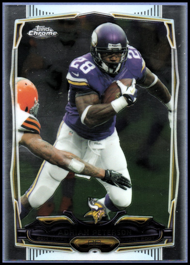 2014 Topps Chrome Football Part 1 Main Set Cards #1 to #220 - Picture 176 of 415