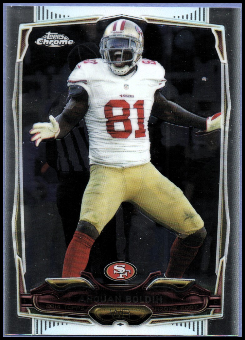 2014 Topps Chrome Football Part 1 Main Set Cards #1 to #220 - Picture 182 of 415