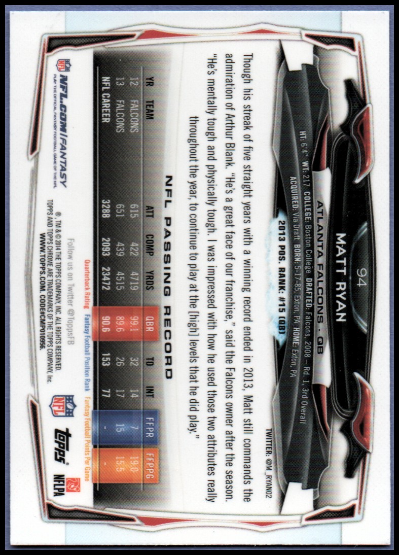 2014 Topps Chrome Choose From eBay