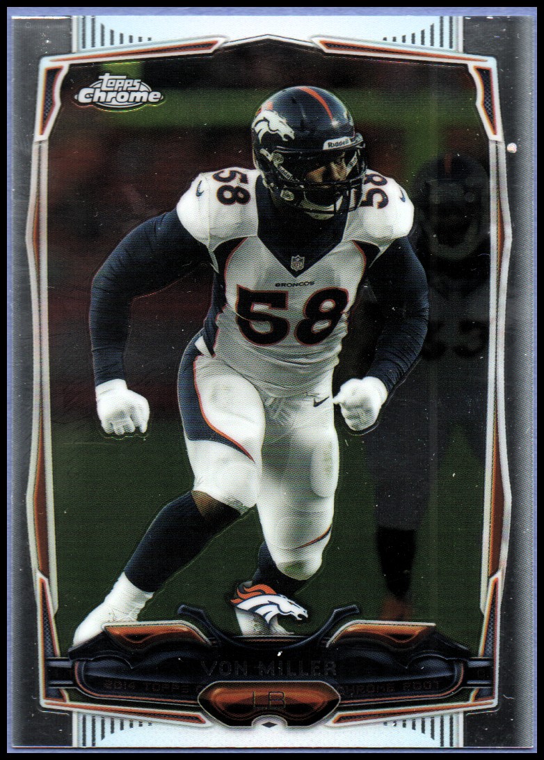 2014 Topps Chrome Football Part 1 Main Set Cards #1 to #220 - Picture 212 of 415