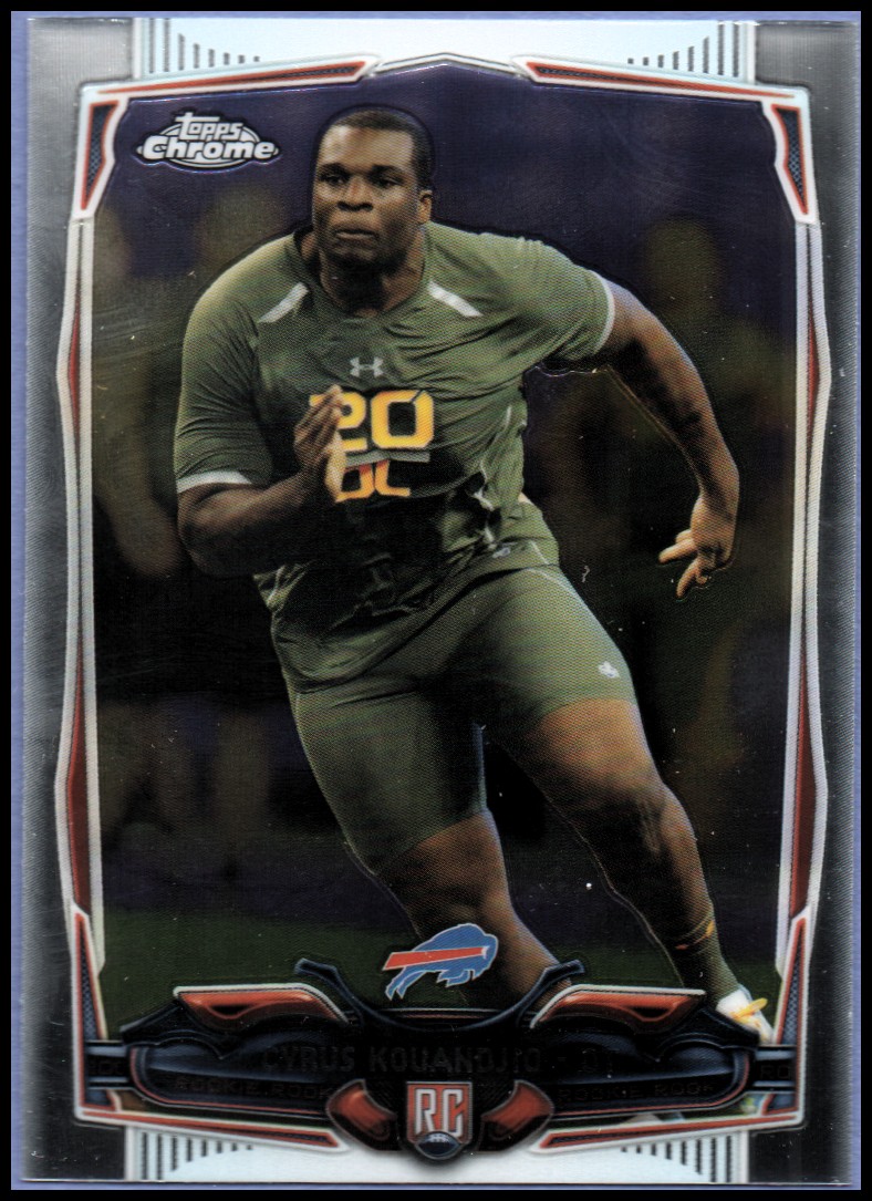2014 Topps Chrome Football Part 1 Main Set Cards #1 to #220 - Picture 230 of 415